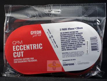 Gyeon Q2M Eccentric Cutting Pads dm 90mm, Rot 2 Stück